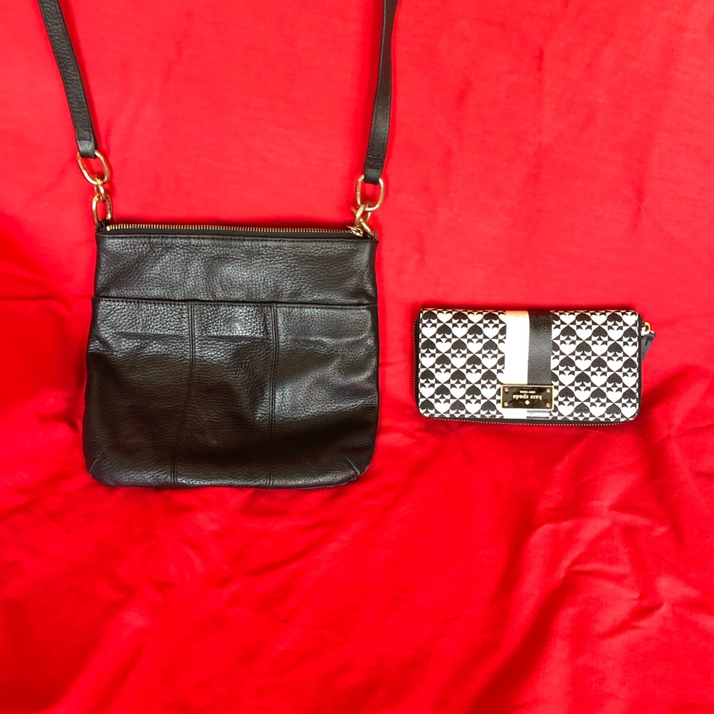 Closet clear out - TH crossbody and KS wallet